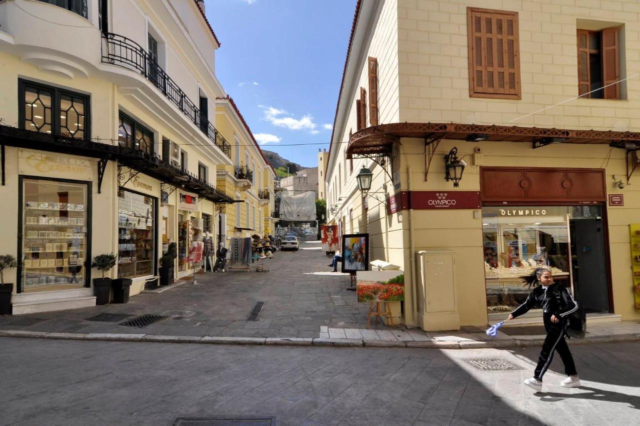 Historic Plaka Apartments Aten Exteriör bild