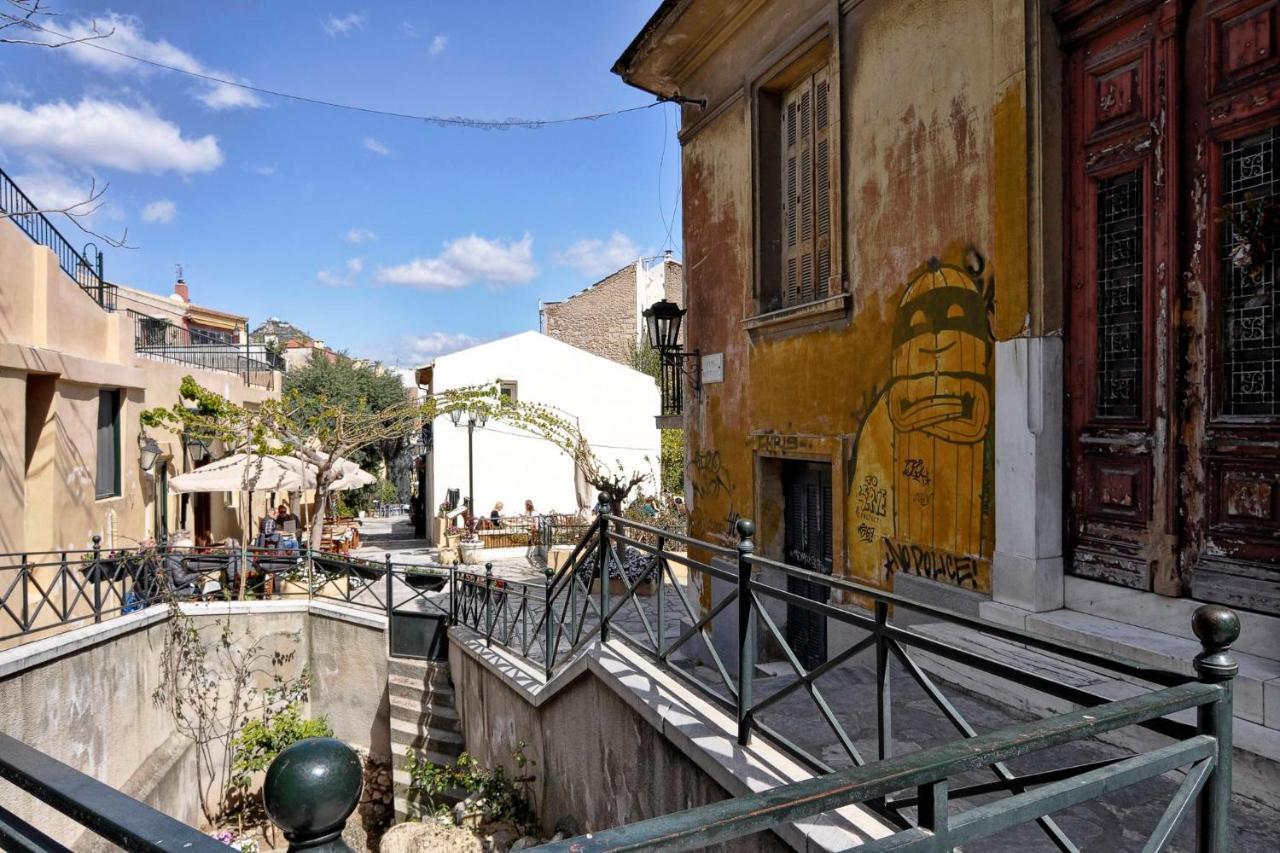 Historic Plaka Apartments Aten Exteriör bild