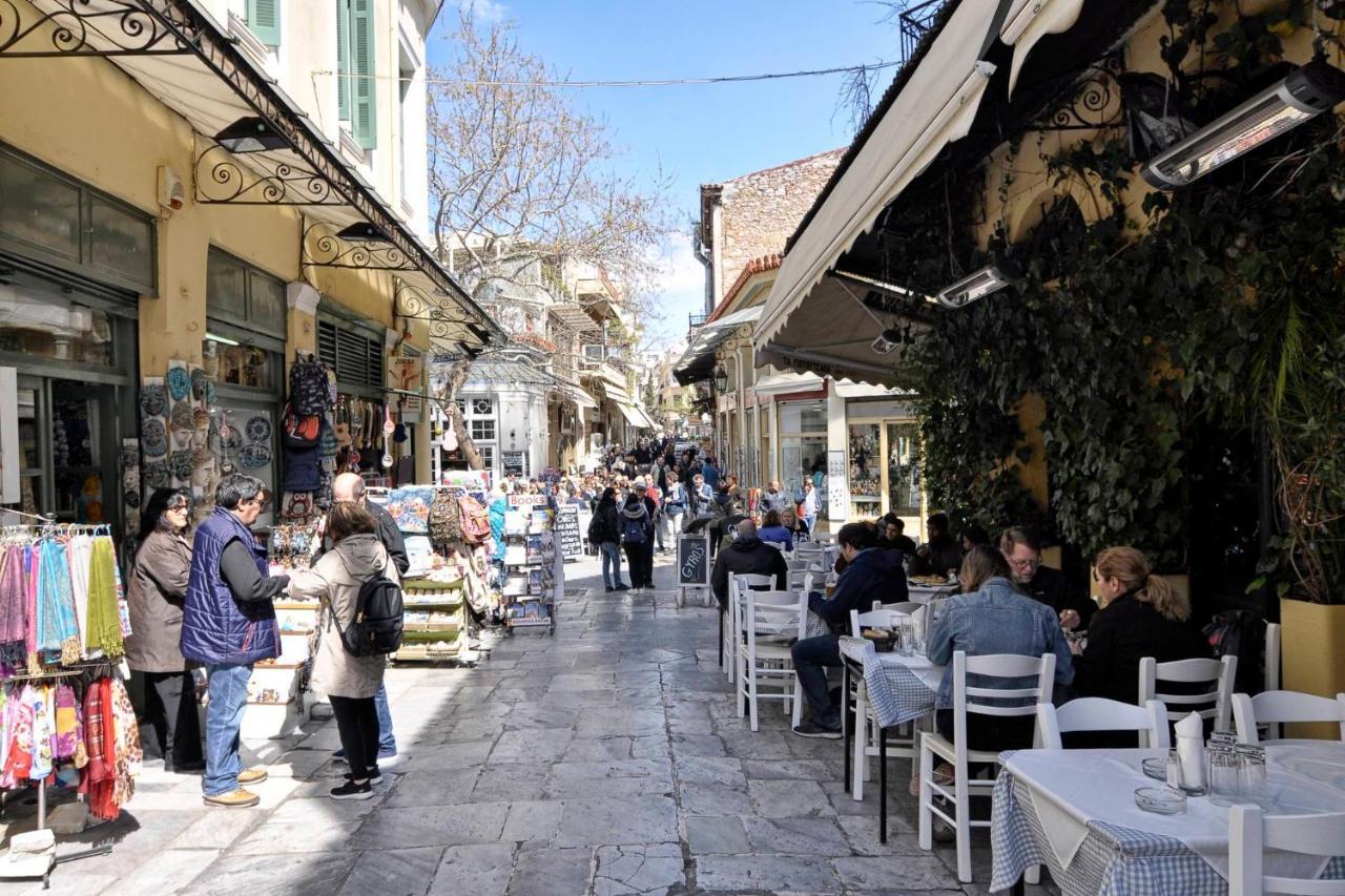 Historic Plaka Apartments Aten Exteriör bild
